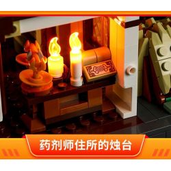LUMIBRICKS FUNWHOLE F9024 9024 CỬA HÀNG THUỐC THỜI TRUNG CỔ bộ đồ chơi xếp lắp ráp ghép mô hình Creator Sáng Tạo 1470 khối