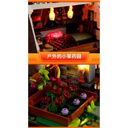 LUMIBRICKS FUNWHOLE F9024 9024 CỬA HÀNG THUỐC THỜI TRUNG CỔ bộ đồ chơi xếp lắp ráp ghép mô hình Creator Sáng Tạo 1470 khối