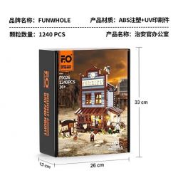 LUMIBRICKS FUNWHOLE F9026 9026 VĂN PHÒNG CẢNH SÁT PHÍA TÂY bộ đồ chơi xếp lắp ráp ghép mô hình Creator Sáng Tạo 1240 khối