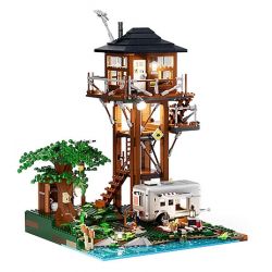 LUMIBRICKS FUNWHOLE F9022 9022 TRẠI NGOÀI TRỜI bộ đồ chơi xếp lắp ráp ghép mô hình Creator Sáng Tạo 1426 khối
