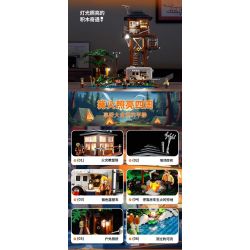 LUMIBRICKS FUNWHOLE F9022 9022 TRẠI NGOÀI TRỜI bộ đồ chơi xếp lắp ráp ghép mô hình Creator Sáng Tạo 1426 khối