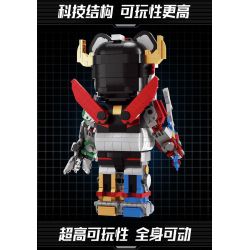 WANGAO 188019 GẤU CƠ KHÍ ĐA DẠNG 400% bộ đồ chơi xếp lắp ráp ghép mô hình BEAR ROBOT