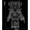 WANGAO 188019 GẤU CƠ KHÍ ĐA DẠNG 400% bộ đồ chơi xếp lắp ráp ghép mô hình BEAR ROBOT