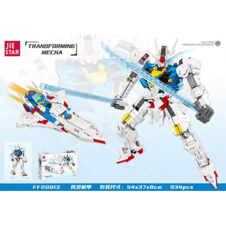 JIESTAR FF20013 20013 CƠ KHÍ THẦN GIÓ bộ đồ chơi xếp lắp ráp ghép mô hình TRANSFORMING MECHA 934 khối