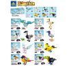 Kazi KY80060 80060 CHIẾN DỊCH BRIGHT WINGS 8 MÔ HÌNH HẢI ÂU SẾU ĐẦU ĐỎ NGỖNG HÀ DIỆC ĐÊM QUẠ CHIM VÀNG ANH HÚT MẬT ĐUÔI LỬA TUCAN bộ đồ chơi xếp lắp ráp ghép mô hình Creator Sáng Tạo 1369 khối