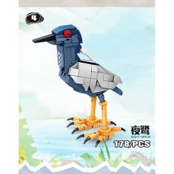 Kazi KY80060 80060 CHIẾN DỊCH BRIGHT WINGS 8 MÔ HÌNH HẢI ÂU SẾU ĐẦU ĐỎ NGỖNG HÀ DIỆC ĐÊM QUẠ CHIM VÀNG ANH HÚT MẬT ĐUÔI LỬA TUCAN bộ đồ chơi xếp lắp ráp ghép mô hình Creator Sáng Tạo 1369 khối