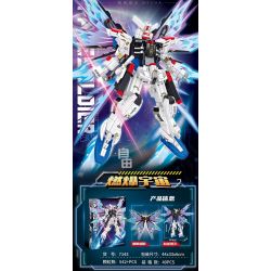 LW 7143 MÁY BAY CHIẾN ĐẤU TỰ DO bộ đồ chơi xếp lắp ráp ghép mô hình 542 khối