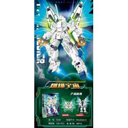 LW 7144 CHIẾN BINH MỘT SỪNG MECHA bộ đồ chơi xếp lắp ráp ghép mô hình 535 khối