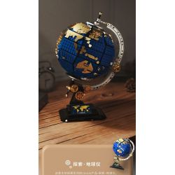 TAKUGI T1008 1008 KHÁM PHÁ ĐỊA CẦU bộ đồ chơi xếp lắp ráp ghép mô hình Creator SPACE EXPLORATION Sáng Tạo 1455 khối