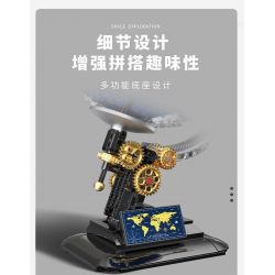 TAKUGI T1008 1008 KHÁM PHÁ ĐỊA CẦU bộ đồ chơi xếp lắp ráp ghép mô hình Creator SPACE EXPLORATION Sáng Tạo 1455 khối