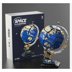 TAKUGI T1008 1008 KHÁM PHÁ ĐỊA CẦU bộ đồ chơi xếp lắp ráp ghép mô hình Creator SPACE EXPLORATION Sáng Tạo 1455 khối