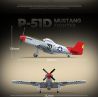 QuanGuan 100278 Quan Guan 100278 MÁY BAY CHIẾN ĐẤU P-51D MUSTANG bộ đồ chơi xếp lắp ráp ghép mô hình Military Army P-51D MUSTANG FIGHTER Quân Sự Bộ Đội 580 khối