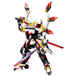 ZHEGAO QJ5311 5311 MECHA ĐÊM TRẮNG bộ đồ chơi xếp lắp ráp ghép mô hình 1305 khối