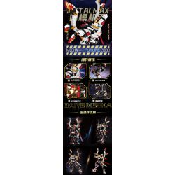 ZHEGAO QJ5311 5311 MECHA ĐÊM TRẮNG bộ đồ chơi xếp lắp ráp ghép mô hình 1305 khối