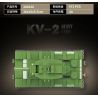 QuanGuan 100248 Quan Guan 100248 XE TĂNG HẠNG NẶNG KV-2 CỦA LIÊN XÔ bộ đồ chơi xếp lắp ráp ghép mô hình Military Army KV-2 HEAVY TANK Quân Sự Bộ Đội 472 khối