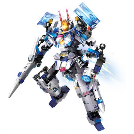 SEMBO 203376 THÁM HIỂM BẦU TRỜI bộ đồ chơi xếp lắp ráp ghép mô hình 840 khối