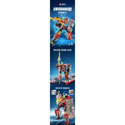 SEMBO 208041 LÍNH TẤN CÔNG bộ đồ chơi xếp lắp ráp ghép mô hình 1021 khối