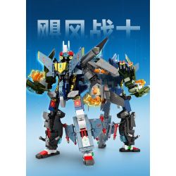 SEMBO 202243 CHIẾN BINH BÃO TỐ bộ đồ chơi xếp lắp ráp ghép mô hình 888 khối