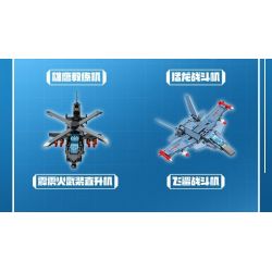 SEMBO 202243 CHIẾN BINH BÃO TỐ bộ đồ chơi xếp lắp ráp ghép mô hình 888 khối