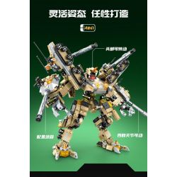 SEMBO 203170 LÃNH CHÚA NGUỒN TỐI bộ đồ chơi xếp lắp ráp ghép mô hình 1075 khối