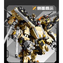 SEMBO 203170 LÃNH CHÚA NGUỒN TỐI bộ đồ chơi xếp lắp ráp ghép mô hình 1075 khối