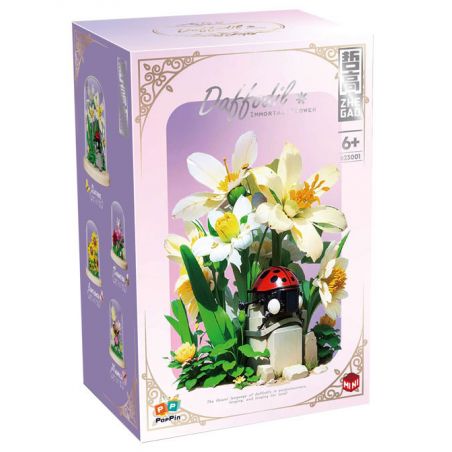 ZHEGAO 623001 HOA THỦY TIÊN bộ đồ chơi xếp lắp ráp ghép mô hình Creator DAFFODIL FLOWER Sáng Tạo 623 khối