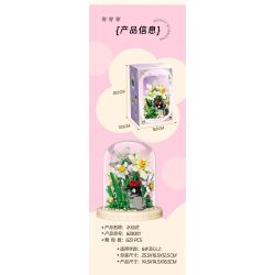 ZHEGAO 623001 HOA THỦY TIÊN bộ đồ chơi xếp lắp ráp ghép mô hình Creator DAFFODIL FLOWER Sáng Tạo 623 khối