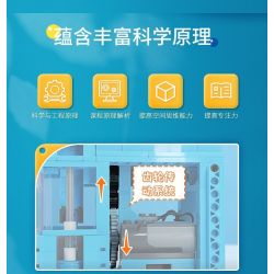 TUDAO TD-EC-GBC-001 EC-GBC-001 -GBC-001 TDEC-GBC-001 BỘ VẬN CHUYỂN TỰ ĐỘNG DRAGON TUZHU GBC bộ đồ chơi xếp lắp ráp ghép mô hình Technic Kỹ Thuật Công Nghệ Cao Mô Hình Phương Tiện 1400 khối