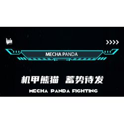 WELLEADZ 6105 GẤU TRÚC CƠ KHÍ bộ đồ chơi xếp lắp ráp ghép mô hình MECHA PANDA FIGHTING 2198 khối