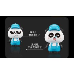 WELLEADZ 6105 GẤU TRÚC CƠ KHÍ bộ đồ chơi xếp lắp ráp ghép mô hình MECHA PANDA FIGHTING 2198 khối