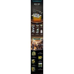 WELLEADZ 6105 GẤU TRÚC CƠ KHÍ bộ đồ chơi xếp lắp ráp ghép mô hình MECHA PANDA FIGHTING 2198 khối