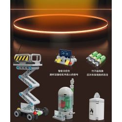 WELLEADZ 6105 GẤU TRÚC CƠ KHÍ bộ đồ chơi xếp lắp ráp ghép mô hình MECHA PANDA FIGHTING 2198 khối