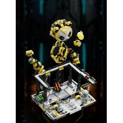 WELLEADZ 6105 GẤU TRÚC CƠ KHÍ bộ đồ chơi xếp lắp ráp ghép mô hình MECHA PANDA FIGHTING 2198 khối