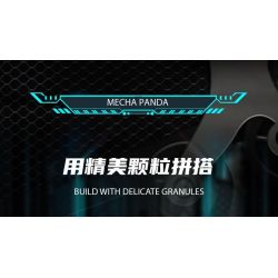 WELLEADZ 6105 GẤU TRÚC CƠ KHÍ bộ đồ chơi xếp lắp ráp ghép mô hình MECHA PANDA FIGHTING 2198 khối