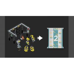 WELLEADZ 6105 GẤU TRÚC CƠ KHÍ bộ đồ chơi xếp lắp ráp ghép mô hình MECHA PANDA FIGHTING 2198 khối