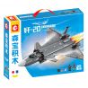 SEMBO 202241 QUỐC GIA HÙNG MẠNH TIÊM KÍCH TÀNG HÌNH J-20 bộ đồ chơi xếp lắp ráp ghép mô hình Military Army Quân Sự Bộ Đội 585 khối