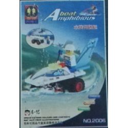 ZEPHYR KNIGHT 2006 TÀU ĐỔ BỘ bộ đồ chơi xếp lắp ráp ghép mô hình Racers AMPHIBIOUS BOAT Đua Tốc Độ