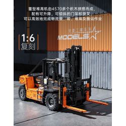 MouldKing 17044 17045 Mould King 17044 17045 XE NÂNG HẠNG NẶNG 1:6 tỷ lệ 1:6 bộ đồ chơi xếp lắp ráp ghép mô hình Technic Kỹ Thuật Công Nghệ Cao Mô Hình Phương Tiện 4579 khối