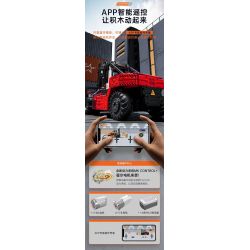 MouldKing 17044 17045 Mould King 17044 17045 XE NÂNG HẠNG NẶNG 1:6 tỷ lệ 1:6 bộ đồ chơi xếp lắp ráp ghép mô hình Technic Kỹ Thuật Công Nghệ Cao Mô Hình Phương Tiện 4579 khối