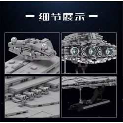 MouldKing 21073 Mould King 21073 KẺ HỦY DIỆT NGÔI SAO ĐẲNG CẤP IMPERIAL bộ đồ chơi xếp lắp ráp ghép mô hình Star Wars Chiến Tranh Giữa Các Vì Sao 1845 khối