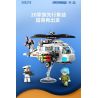 SEMBO 202218 NHÓM CHIẾN ĐẤU CƠ SIÊU DỄ THƯƠNG TRỰC THĂNG Z-20 bộ đồ chơi xếp lắp ráp ghép mô hình Military Army Quân Sự Bộ Đội 445 khối