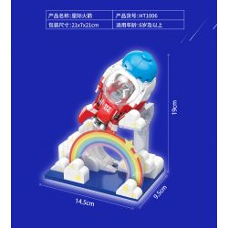 ZHEGAO HT1006 1006 TÀU CON THOI GIỮA CÁC VÌ SAO TÊN LỬA bộ đồ chơi xếp lắp ráp ghép mô hình INTERSTELLAR TRAVEL INTERPLANETARY ROCKET