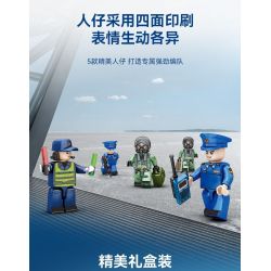 SEMBO 202197 non  MỘT QUỐC GIA HÙNG MẠNH MÁY BAY NÉM BOM TÀNG HÌNH bộ đồ chơi xếp lắp ráp ghép mô hình Military Army Quân Sự Bộ Đội 1163 khối