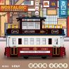ZHEGAO 991011 non  XE ĐIỆN CỔ bộ đồ chơi xếp lắp ráp ghép mô hình City NOSTALGIC CLASSIC BUS Thành Phố 897 khối