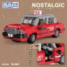 ZHEGAO 991010 non  TAXI CỔ ĐIỂN bộ đồ chơi xếp lắp ráp ghép mô hình City NOSTALGIC CLASSIC BUS Thành Phố 700 khối