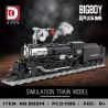 DK 80014 non  ĐẦU MÁY HƠI NƯỚC BIG BOY bộ đồ chơi xếp lắp ráp ghép mô hình City BIG BOY SIMULATION TRAIN MODEL Thành Phố 1186 khối