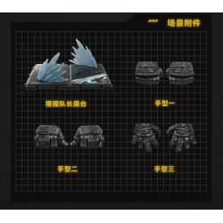 BLOKS 71144 non  TRANSFORMERS BEYOND CHẾ ĐỘ QUÁI THÚ ĐƯỜI ƯƠI THUYỀN TRƯỞNG bộ đồ chơi xếp lắp ráp ghép mô hình Movie & Game Phim Và Trò Chơi