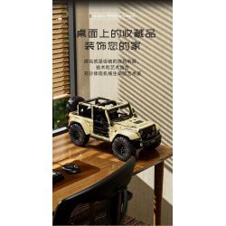 MouldKing 13184 Mould King 13184 non  SUV tỷ lệ 1:6 bộ đồ chơi xếp lắp ráp ghép mô hình  WRANGLER Kỹ Thuật Công Nghệ Cao Mô Hình Phương Tiện 3621 khối