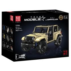 MouldKing 13184 Mould King 13184 non  SUV tỷ lệ 1:6 bộ đồ chơi xếp lắp ráp ghép mô hình  WRANGLER Kỹ Thuật Công Nghệ Cao Mô Hình Phương Tiện 3621 khối
