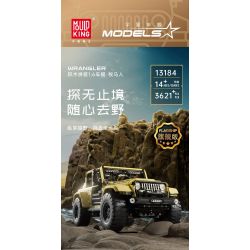 MouldKing 13184 Mould King 13184 non  SUV tỷ lệ 1:6 bộ đồ chơi xếp lắp ráp ghép mô hình  WRANGLER Kỹ Thuật Công Nghệ Cao Mô Hình Phương Tiện 3621 khối